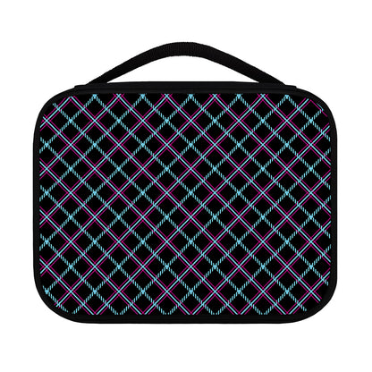 Black Blue And Pink Tartan Pattern Print Classic Bible Case