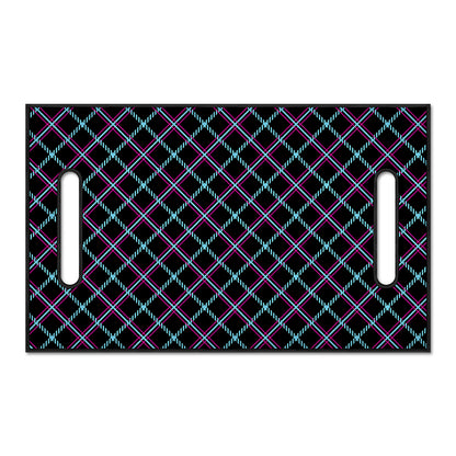 Black Blue And Pink Tartan Pattern Print Golf Cart Seat Cover