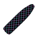 Black Blue And Pink Tartan Pattern Print Ironing Board Cover