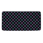 Black Blue And Pink Tartan Pattern Print Towel