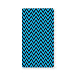 Black Blue And Purple Chevron Print Baby Crib Sheet