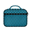 Black Blue And Purple Chevron Print Briefcase Bible Bag