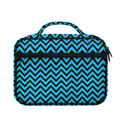Black Blue And Purple Chevron Print Briefcase Bible Bag
