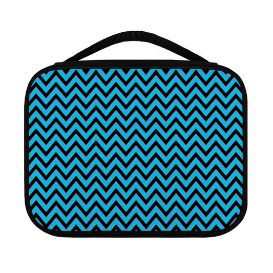 Black Blue And Purple Chevron Print Classic Bible Case