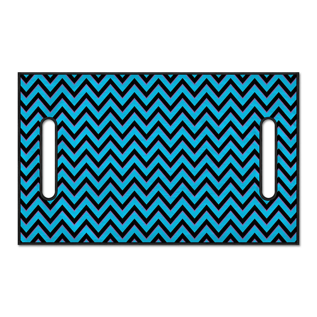 Black Blue And Purple Chevron Print Golf Cart Seat Cover