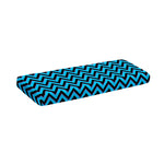 Black Blue And Purple Chevron Print Piano Keyboard Cover