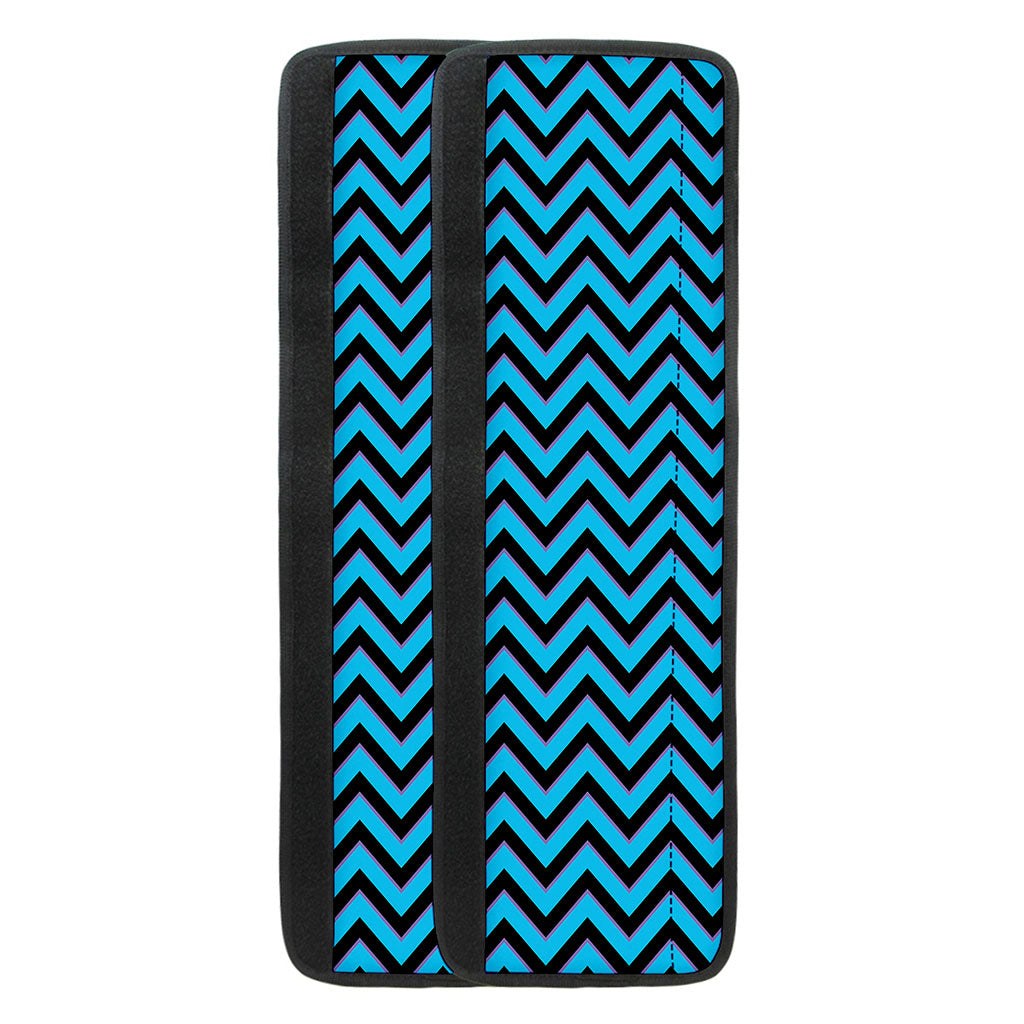 Black Blue And Purple Chevron Print Refrigerator Handle Covers