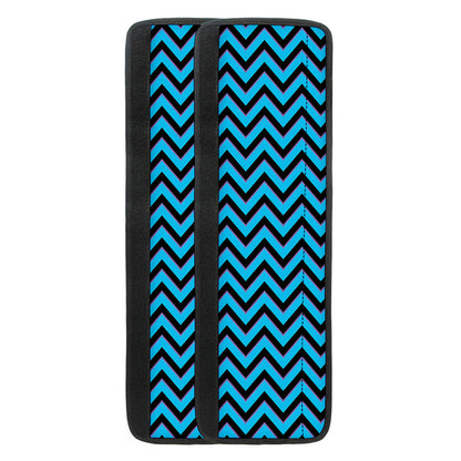 Black Blue And Purple Chevron Print Refrigerator Handle Covers