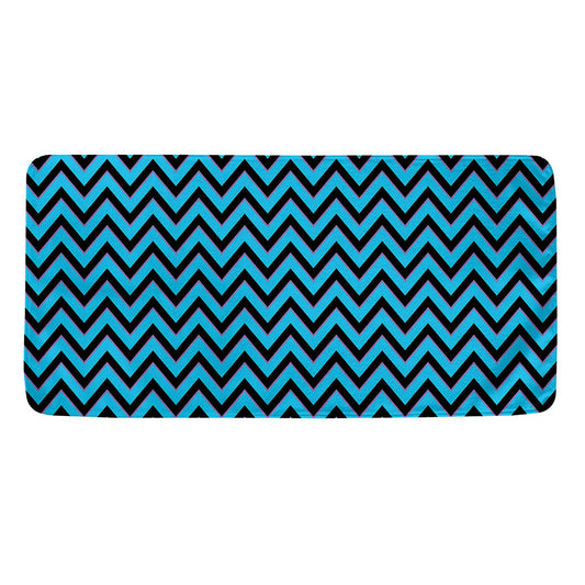 Black Blue And Purple Chevron Print Towel