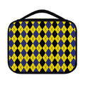 Black Blue And Yellow Argyle Print Classic Bible Case