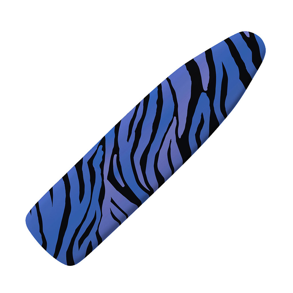 Black Blue Zebra Pattern Print Ironing Board Cover