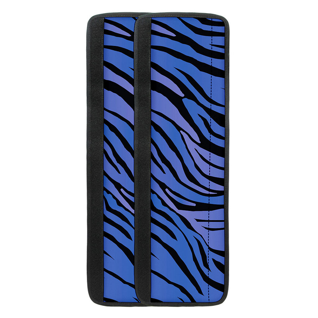 Black Blue Zebra Pattern Print Refrigerator Handle Covers