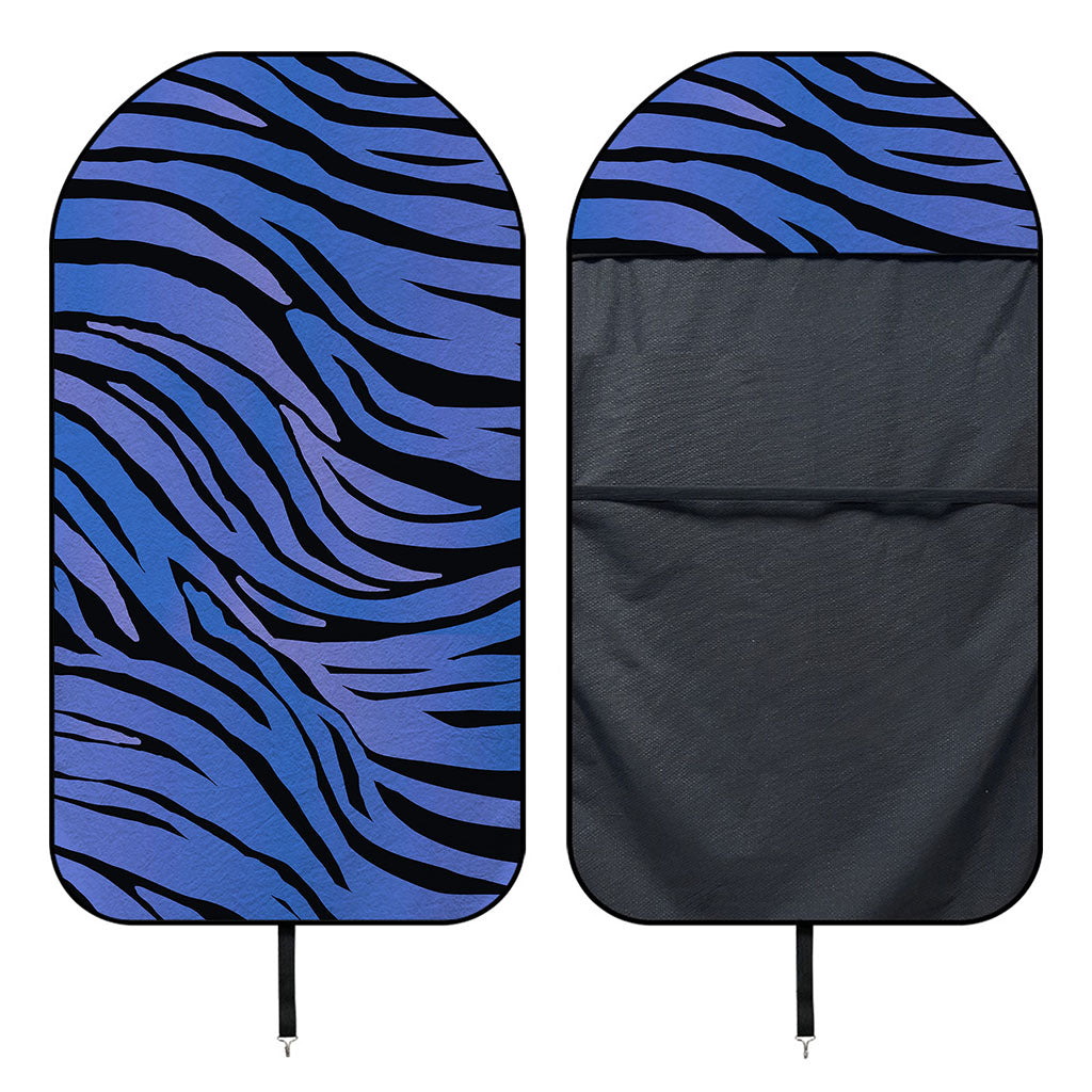 Black Blue Zebra Pattern Print Waterproof Car Seat Cover