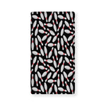 Black Bowling Pins Pattern Print Baby Crib Sheet