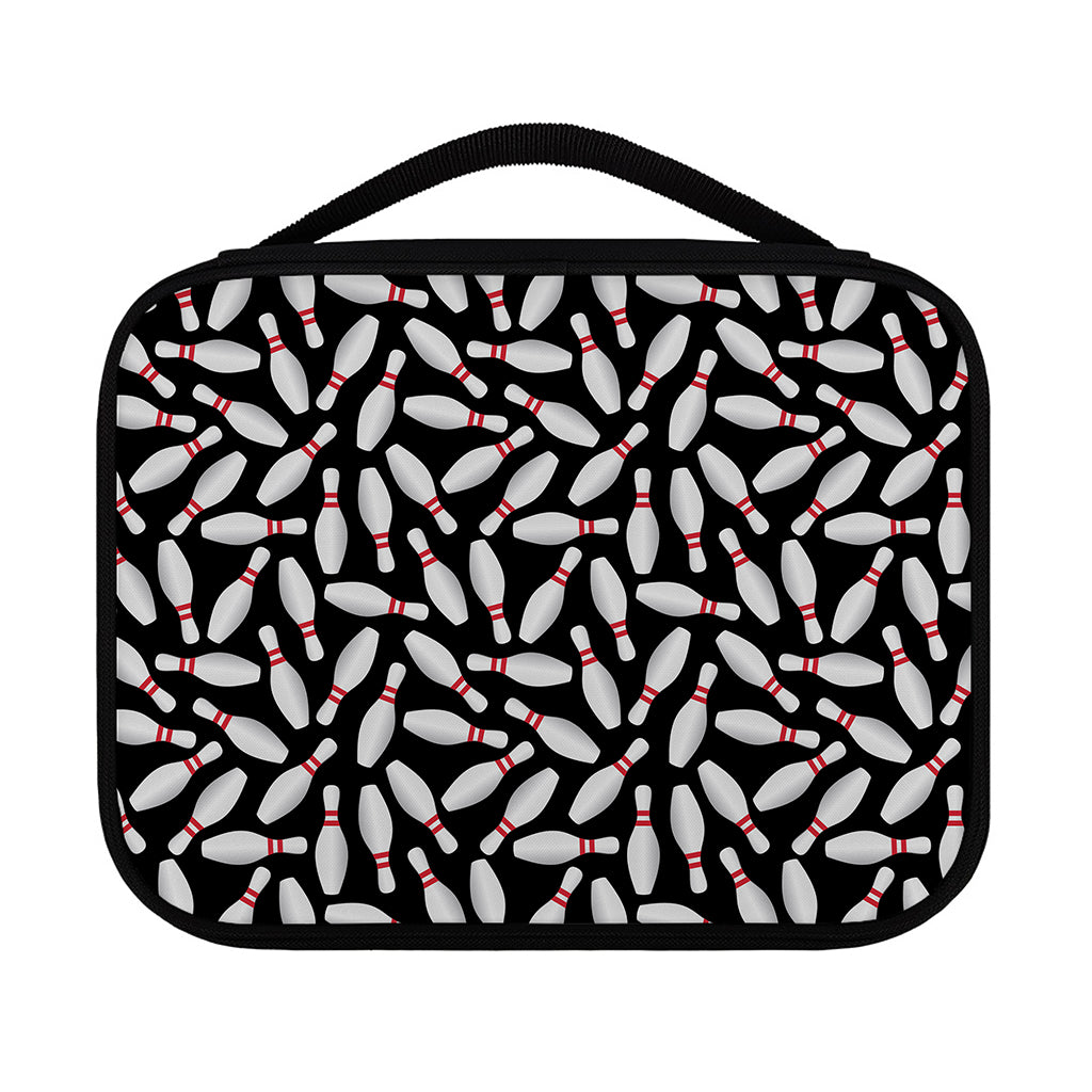 Black Bowling Pins Pattern Print Classic Bible Case