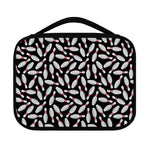 Black Bowling Pins Pattern Print Classic Bible Case