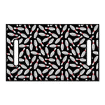 Black Bowling Pins Pattern Print Golf Cart Seat Cover