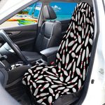 Black Bowling Pins Pattern Print Waterproof Car Seat Cover