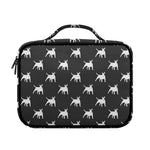 Black Bull Terrier Pattern Print Briefcase Bible Bag