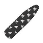 Black Bull Terrier Pattern Print Ironing Board Cover
