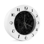 Black Camouflage Print Alarm Clock