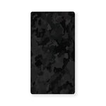 Black Camouflage Print Baby Crib Sheet