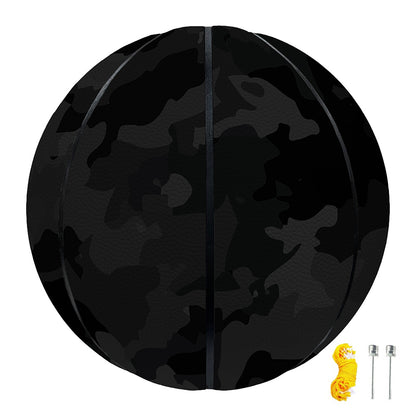 Black Camouflage Print Basketball