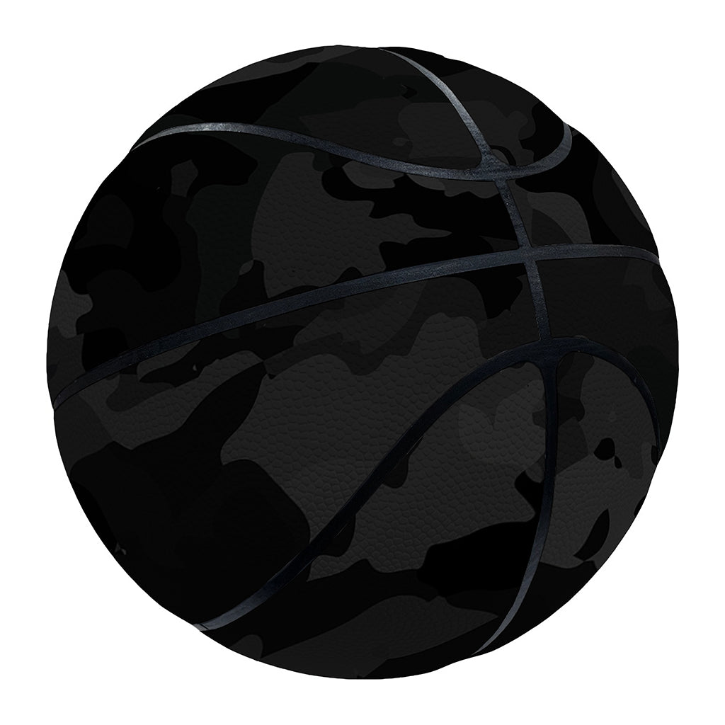Black Camouflage Print Basketball