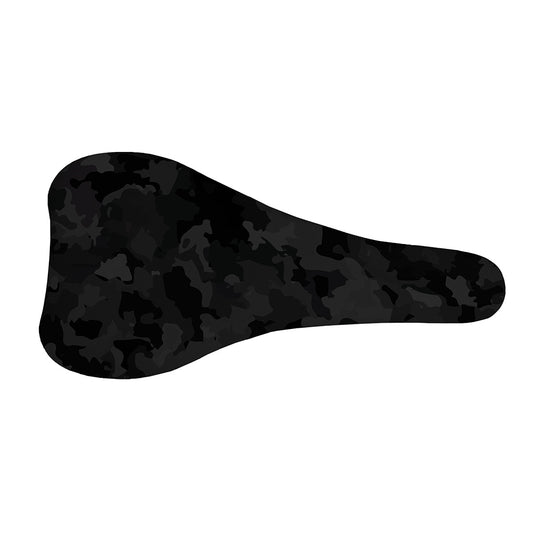 Black Camouflage Print Bicycle Seat Cover
