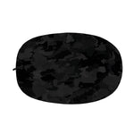 Black Camouflage Print Car Side Mirror Covers