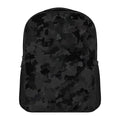 Black Camouflage Print Casual Backpack
