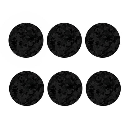 Black Camouflage Print Coaster Set