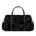 Black Camouflage Print Duffel Bag