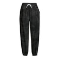Black Camouflage Print Fleece Lined Knit Pants
