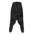 Black Camouflage Print Hammer Pants