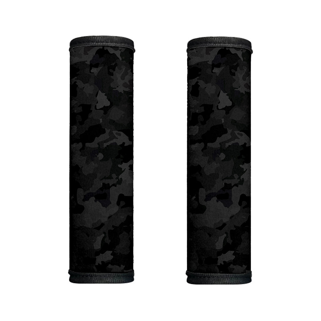 Black Camouflage Print Handle Covers