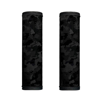 Black Camouflage Print Handle Covers
