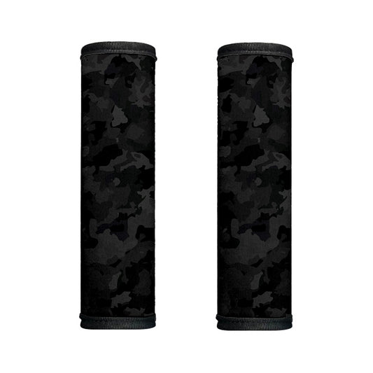 Black Camouflage Print Handle Covers
