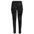 Black Camouflage Print High-Waisted Pocket Leggings
