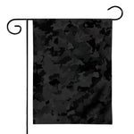 Black Camouflage Print House Flag