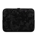 Black Camouflage Print Laptop Sleeve