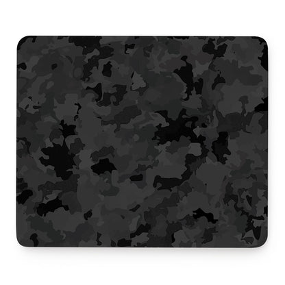 Black Camouflage Print Mouse Pad