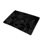 Black Camouflage Print Pet Cooling Mat Cover