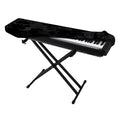 Black Camouflage Print Piano Keyboard Cover