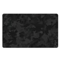 Black Camouflage Print Polyester Doormat