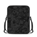 Black Camouflage Print Rectangular Crossbody Bag