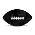 Black Camouflage Print Rugby Ball