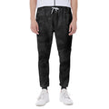 Black Camouflage Print Joggers