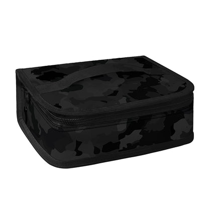 Black Camouflage Print Small Lunch Bag