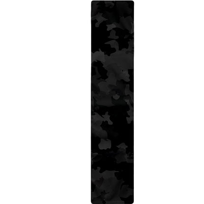 Black Camouflage Print Table Runner